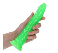 Fallo con ventosa realistico pene finto anale vaginale dildo glow in the dark