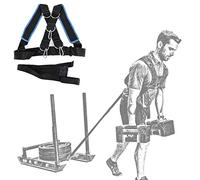 Fallo di addestramento della resistenza, imbracatura di allenamento sportiva per trazione pneumatici in nylon per uomini e donne da interno all'aperto