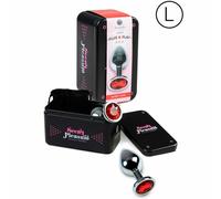 FALLO DILDO ANALE PLUG ACCIAIO GIOIELLO ROSSO UOMO DONNA SECRETPLAY SEXTOY