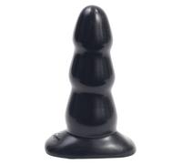 Fallo dildo Tripple Ripple Butt Plug M black