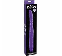 FALLO DOPPIO REALISTICO DILDO VIOLA ANALE VAGINALE DILLIO ANALE 16 DOUBLE 40,7CM
