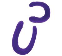 Fallo doppio vaginale anale mini dildo in silicone morbido piccolo pene finto