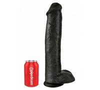 Fallo enorme realistico nero dildo vaginale anale BIG pene con ventosa testicoli