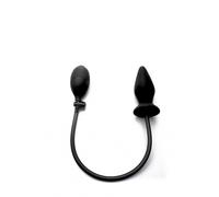 Fallo gonfiabile Inflatable Silicone Plug - Black