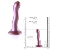 Fallo in silicone piccolo dildo vaginale liscio con ventosa anal mini pene finto