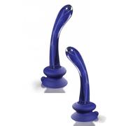 fallo in vero glass liscio con ventosa in silicone stimolatore vaginale anale