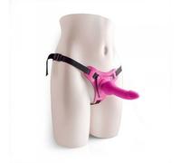 Strap on cintura regolabile indossabile dildo realistico silicone imbragatura