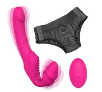 Fallo Indossabile Per Uomo Doppia Penetrazione Doppio Strapon. Anale. Cintura Con X Strap on Coppie Donna Donne Mutanda Vibrante Xxl Coppia Vibro Clitoride Vibrazione Realistico Piccolo,#15
