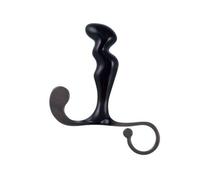 Fallo liscio anale massaggiatore uomo per prostata dildo nero dilatatore plug