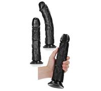 Fallo maxi vaginale dildo realistico grande anale XXL big pene finto con ventosa