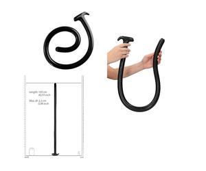 Fallo morbido liscio dildo anale grande nero dilatatore lungo maxi big xxl sex
