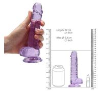 Fallo piccolo con ventosa e testicoli dildo vaginale mini pene realistico anale