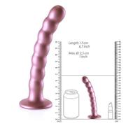 Fallo piccolo vaginale a sfere dildo anale indossabile con ventosa in silicone