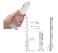 Fallo piccolo vaginale con ventosa mini dilatatore anale dildo liscio pene finto