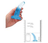 Fallo piccolo vaginale dildo mini con ventosa pene finto liscio indossabile anal