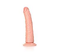 Dildo realistico sottile RealRock con ventosa - 15,5cm (color carne)