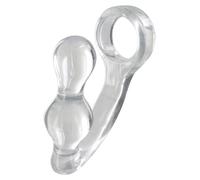 Fallo plug anale indossabile con anello fallico per uomo contro eiaculazione pr