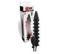 Fallo plug anale vaginale gonfiabile nero dildo maxi black stimolatore butt plug