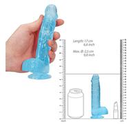 Fallo realistico con ventosa e testicoli mini dildo vaginale anale pene piccolo