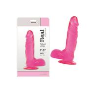 fallo realistico con ventosa e testicoli stimolatore anale vaginale morbido