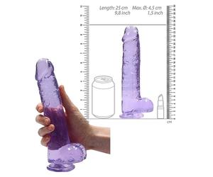Fallo realistico dildo anale grande pene finto vaginale con ventosa e testicoli