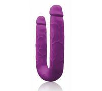 Fallo Realistico Doppio anale vaginale in silicone dildo pene finto sextoy viola