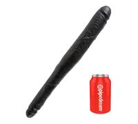 Fallo realistico doppio grande dildo vaginale anal morbido pene finto maxi black