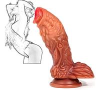 Fallo Realistico Fallo Anale Monster Enorme Drago Fallo XXL Spessa Spina Anale Gigante Butt Plug con Forte Ventosa Grande Pene in Silicone Massaggiatore Prostatico Giocattolo Sessuale per Donne Uomini