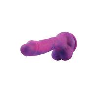 Fallo realistico Hismith KlicLok Dildo 19 cm glitter