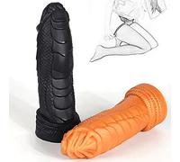 Fallo Realistico in Silicone Liquido Drago Fallo Anale con Forte Ventosa Morbido Plug Anale Butt Plug Massaggiatore Prostatico Replica del Pene Reale Giocattolo Anale per Donne Uomini