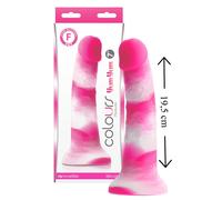Fallo realistico in silicone morbido sextoys sessuale per donna con ventosa