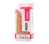 LoveToy The Ultra Soft Double Vibrating Strap-On Anal Dildo Skin