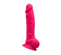 FALLO REALISTICO PENE ARTIFICIALE IN SILICONE ROSA MEMORY TERMOREATTIVO CM 23