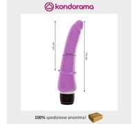 fallo realistico pene piccolo vibrante vibratore anale vaginale in silicone 17cm