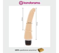 fallo realistico pene piccolo vibrante vibratore anale vaginale in silicone 17cm