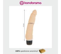fallo realistico pene vibrante vibratore anale vaginale in silicone 17 cm
