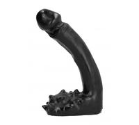 Fallo realistico ricurvo sottile 20 cm All Black