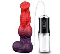 Fallo Realistico Silicone Morbido Con Vibrazione Dildo Eiaculante,#1 | Didol Donne Grande Vibrante Fallo Silicone Morbido Con Vibrazione Vibranti Grosso Dido Eiaculatore Automatico Elettrico,#1
