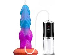 Fallo Realistico Silicone Morbido Con Vibrazione Dildo Eiaculante,#2 | Didol Donne Grande Vibrante Fallo Silicone Morbido Con Vibrazione Vibranti Grosso Dido Eiaculatore Automatico Elettrico,#2