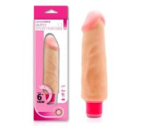Fallo realistico vibrante flessibile color carne cm 15 x 4