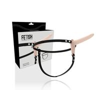 Fallo strap-on feticcio in silicone bianco da 15 cm, Lunghezza 230 mm, Larghezza 225 mm, Profondità 80 mm, Dipartimento Couple, Poids 0.290 Kg, Colore Nude