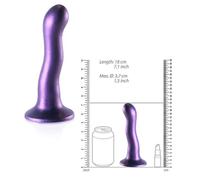 Fallo vaginale in silicone piccolo dildo liscio con ventosa anal mini pene finto