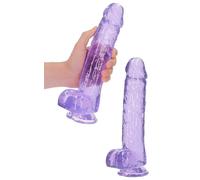 Fallo vaginale maxi con ventosa XXL pene finto realistico grande dildo anale big