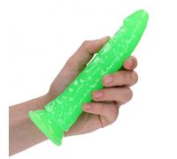 Fallo vaginale mini dildo anale con ventosa pene finto reale glow in the dark