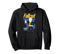 Fallout 33 Vault Boy Pose Vault-Tec TV Show Felpa con Cappuccio