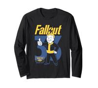 Fallout 33 Vault Boy Pose Vault-Tec TV Show Maglia a Manica