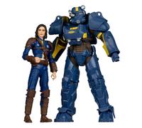Fallout 4 Statue 2-Pack T-60 Vault Tec & Sole Survivor 18 cm