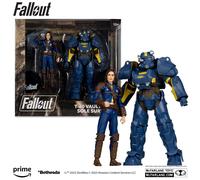 FALLOUT 4 - T-60 Vault Tec & Sole Survivor Action Figures 2-Pack McFarlane