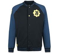 Fallout 76 - Vault 76 Giacca in Stile College Nero/Blu S