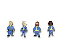 Fallout Caveau Dweller Poli da Collezione Metallo Smalto Pin Set Include 4 Poli